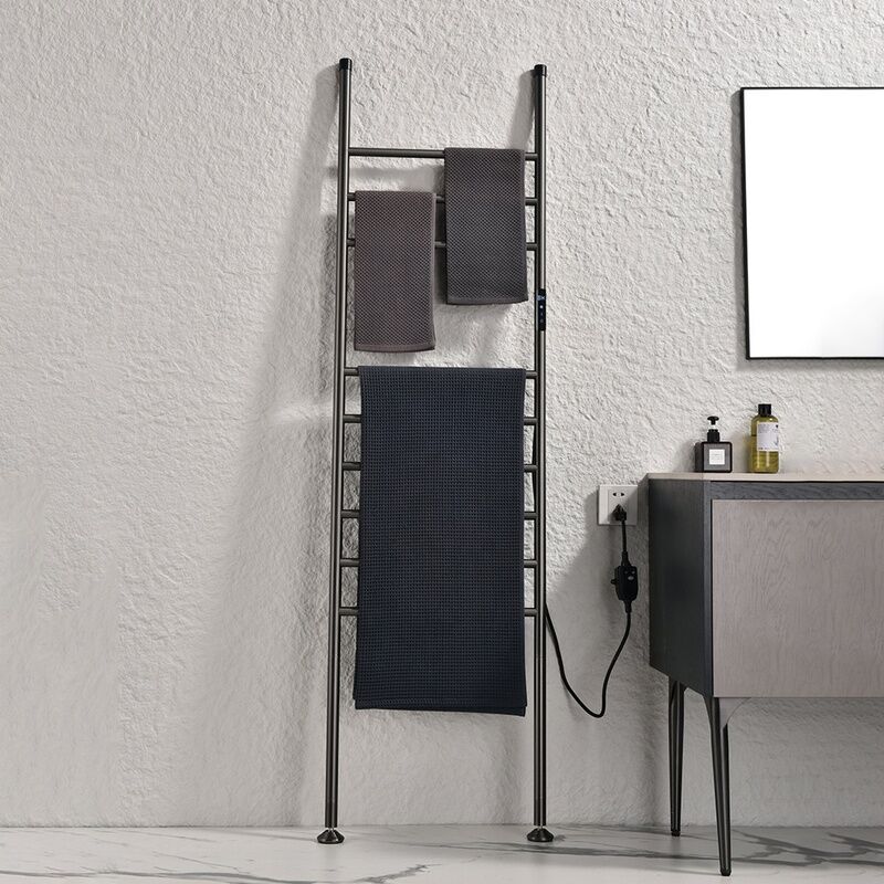 Bathroom Decorative Heated Towel Warmer Bath Towel Drying Rack Vertical Towel Ladder with Touch Display Bathroom Decorative Heated Towel Warmer Bath Bathroom Decorative Heated Towel Warmer Bath Towel Drying Rack Vertical Towel Ladder with Touch Display