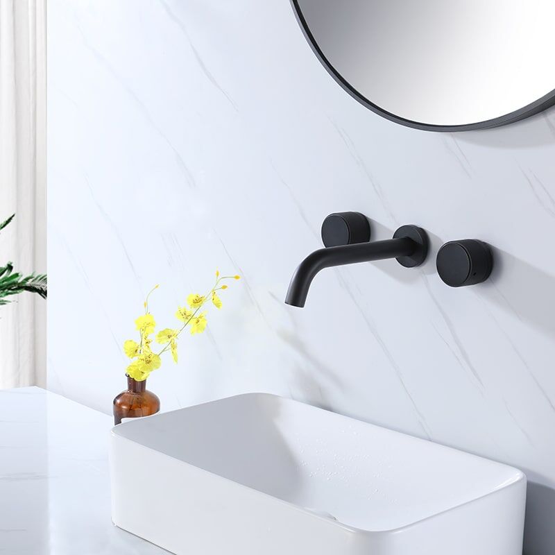 Factory Wholesale Bathroom Faucet Solid Brass Wall Mount Faucet Two Handle Faucet Widespread Basin Mixer Bathroom Faucet Solid Brass Wall Mount Two Handle Faucet Widespread Basin Mixer 11 Factory Wholesale Bathroom Faucet Solid Brass Wall Mount Faucet Two Handle Faucet Widespread Basin Mixer - Image 11