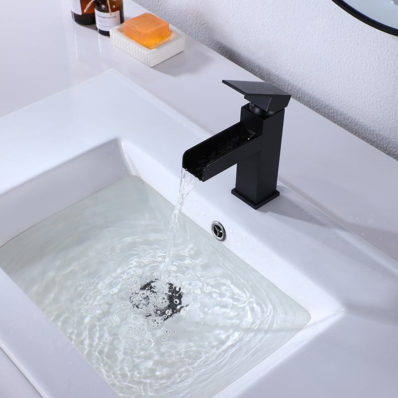 Wholesale Luxury Unique Design Bathroom Faucet Lavatory Basin Gold Waterfall Faucet Mixer Bathroom Faucets Waterfall Bathroom Basin Faucet Mixer Tap Wash Basin Faucet 4 Wholesale Luxury Unique Design Bathroom Faucet Lavatory Basin Gold Waterfall Faucet Mixer - Image 10