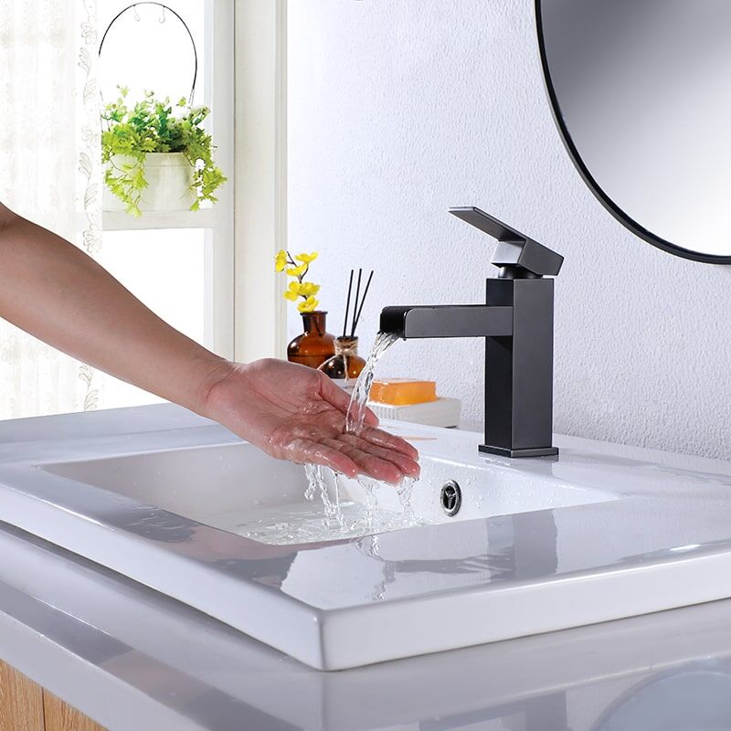 Wholesale Luxury Unique Design Bathroom Faucet Lavatory Basin Gold Waterfall Faucet Mixer Bathroom Faucets Waterfall Bathroom Basin Faucet Mixer Tap Wash Basin Faucet 6 Wholesale Luxury Unique Design Bathroom Faucet Lavatory Basin Gold Waterfall Faucet Mixer - Image 12