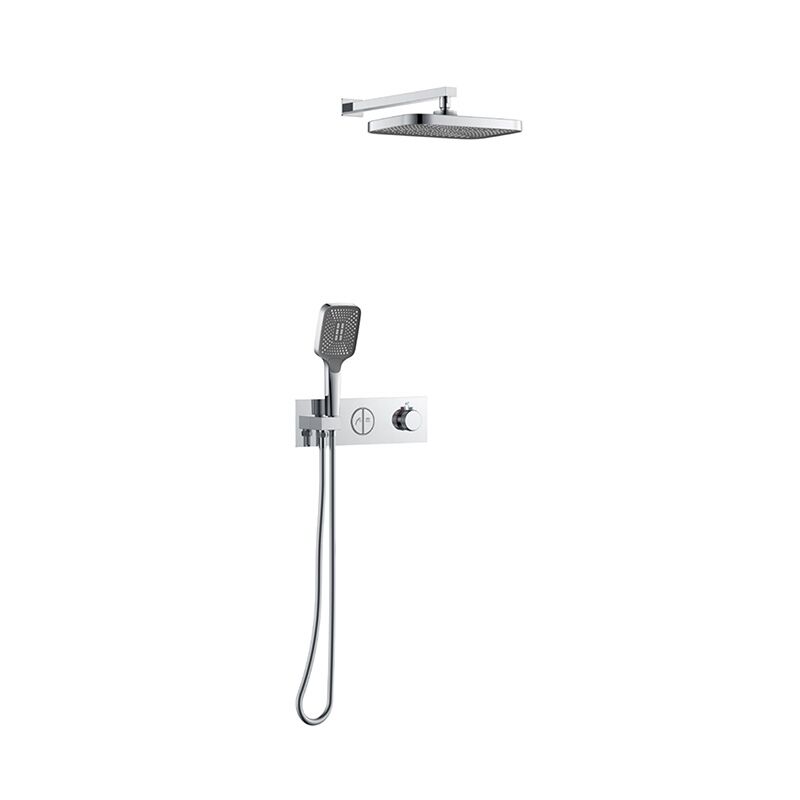 Bathroom Rainfall Thermostatic Shower Faucet Set Wall Mounted Chrome Finish Brass 2 Way Bath Shower Mixer Bathroom Rainfall Thermostatic Shower Faucet Set Wall Mounted Chrome Finish Brass 2 Way Bath Shower Bathroom Rainfall Thermostatic Shower Faucet Set Wall Mounted Chrome Finish Brass 2 Way Bath Shower Mixer