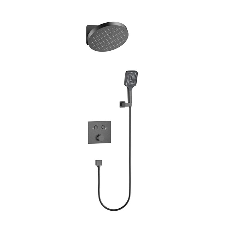 Bathroom Wall Mounted Rainfall Shower System Faucet Black Concealed Shower Set Bathroom Wall Mounted Rainfall Shower System Faucet Black Concealed Shower Set Bathroom Wall Mounted Rainfall Shower System Faucet Black Concealed Shower Set
