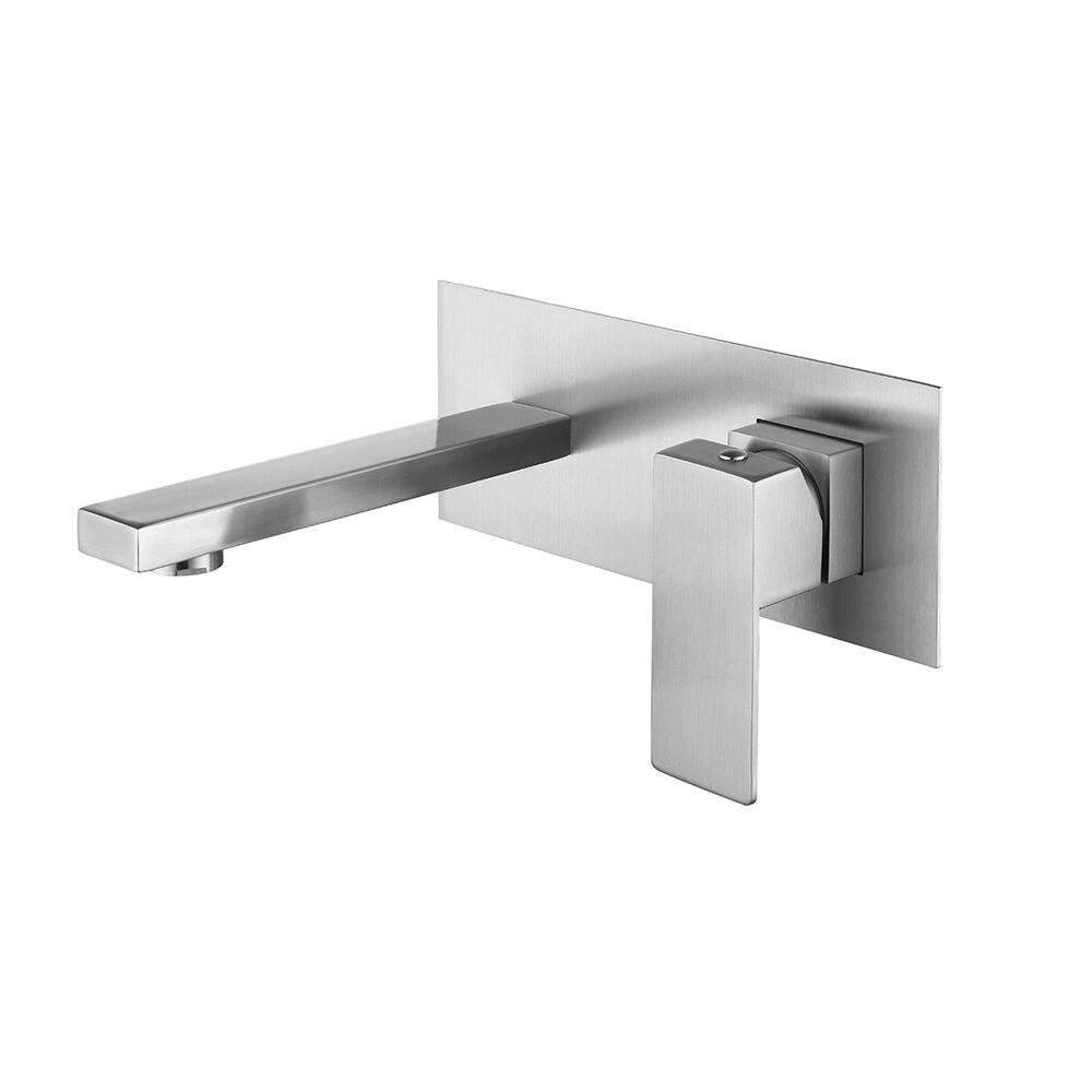 Brushed Nickel Finish Wall Mounted Zinc Alloy Handle Wholesale Ceramic Cartridge Brass Wash Basin Faucet Brushed Nickel Finish Wall Mounted Zinc Alloy Brushed Nickel Finish Wall Mounted Zinc Alloy Handle Wholesale Ceramic Cartridge Brass Wash Basin Faucet