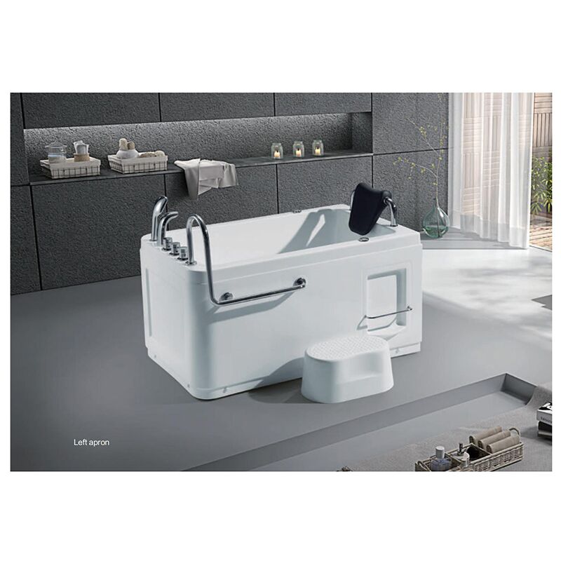 Luxury Modern Style Indoor Surface Acrylic Freestanding Bathtub Soaking Massage Bathtub CE TUV back to wall massage bathtub Hot Tub Spa Bathtub,Whirlpool Bathtub,Spa Bath