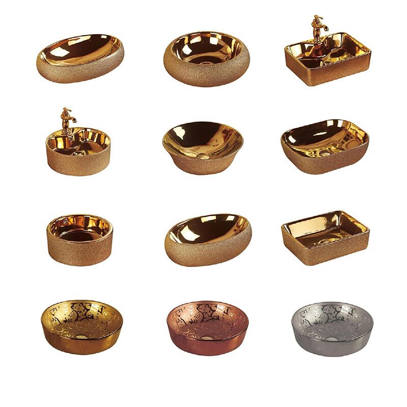 Basin Manufacturers Wholesale Bathroom Basin Luxury Hotel Gold Freestanding Wash Basin Bathroom Ceramic Pedestal Basin Ceramic Basin Manufacturers Suppliers in China Basin Manufacturers Wholesale Bathroom Basin Luxury Hotel Gold Freestanding Wash Basin Bathroom Ceramic Pedestal Basin - Image 7