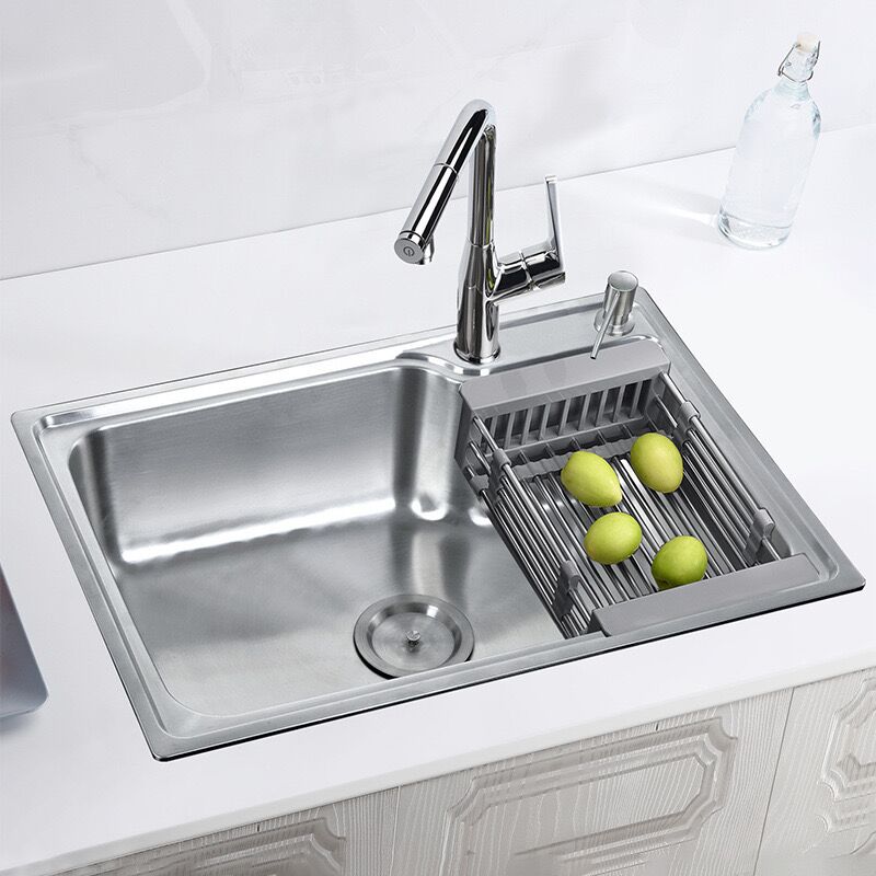 Custom Precise Stamped Kitchen Sink Stamped Metal Double Drainboard Basin 304 Stainless Steel Sink Commercial Stainless Steel Kitchen Stamped Sink Bowl WholesalePress Kitchen Sink For Restaurant Kitchen Washing Sink Table MPD0018 2 Custom Precise Stamped Kitchen Sink Stamped Metal Double Drainboard Basin 304 Stainless Steel Sink - Image 4