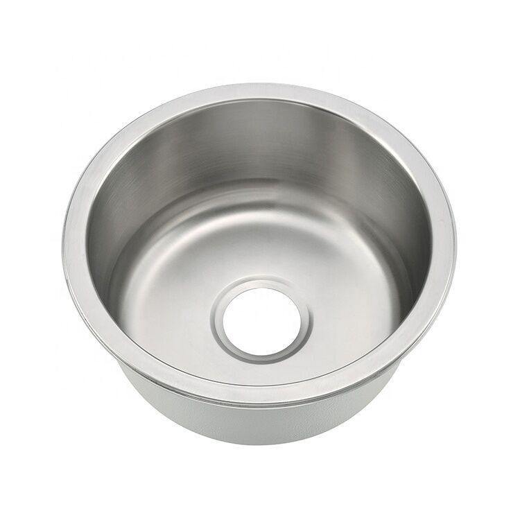 Round Bowl Undermont Topmount Stainless Steel Bathroom Kitchen Sink D420 Round Bowl Undermont Topmount Stainless Steel Round Bowl Undermont Topmount Stainless Steel Bathroom Kitchen Sink