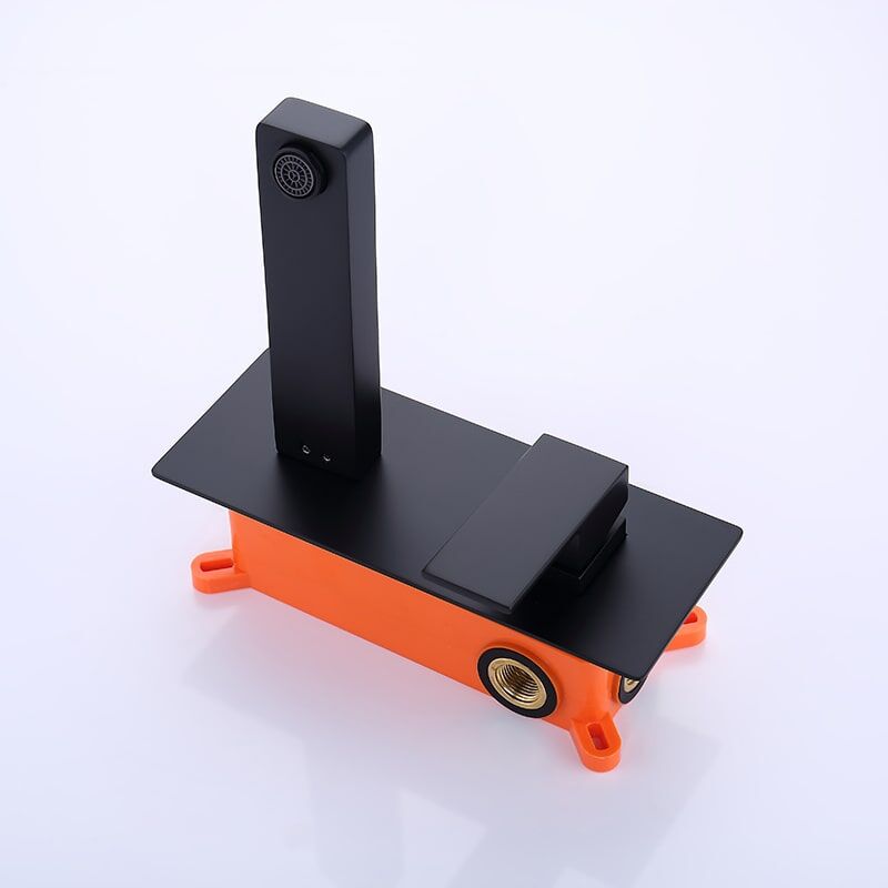 Factory Faucet Quality Supplier Wall Mount Basin Faucet Single Handle Black Bathroom Sink Faucet Factory Faucet Quality Supplier Wall Mount Basin Faucet Single Handle Black Bathroom Faucet 3 Factory Faucet Quality Supplier Wall Mount Basin Faucet Single Handle Black Bathroom Sink Faucet - Image 4