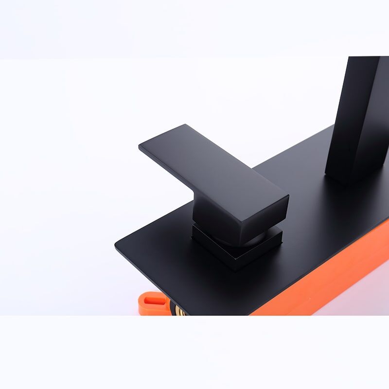 Factory Faucet Quality Supplier Wall Mount Basin Faucet Single Handle Black Bathroom Sink Faucet Factory Faucet Quality Supplier Wall Mount Basin Faucet Single Handle Black Bathroom Faucet 4 Factory Faucet Quality Supplier Wall Mount Basin Faucet Single Handle Black Bathroom Sink Faucet - Image 5