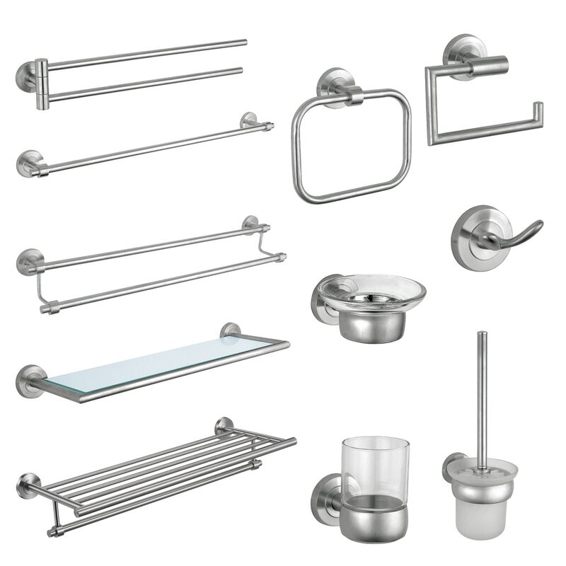 Factory Supply Luxury Sus304 Home Hotel Bathroom Products Lavatory Accessories Set High Quality OEM and ODM Towel Bar Set Factory Supply Luxury Sus304 Home Hotel Factory Supply Luxury Sus304 Home Hotel Bathroom Products Lavatory Accessories Set High Quality OEM and ODM Towel Bar Set
