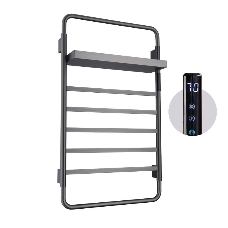 Factory Supply Smart Heated Towel Rail Wall Mounted Black Electric Towel Rack Shelf Heated Towel Warmer Factory Supply Smart Heated Towel Rail Factory Supply Smart Heated Towel Rail Wall Mounted Black Electric Towel Rack Shelf Heated Towel Warmer