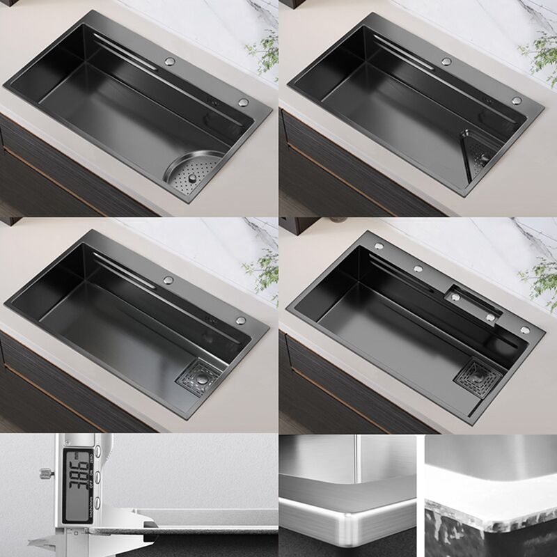 China Sink Supplier and Manufacturer Wholesale 304 Stainless Steel Sink Stamped Double Bowl Kitchen Sink Factory direct kitchen stainless steel sink thickened 304 under counter basin large single sink vegetable sink 5 China Sink Supplier and Manufacturer Wholesale 304 Stainless Steel Sink Stamped Double Bowl Kitchen Sink - Image 4