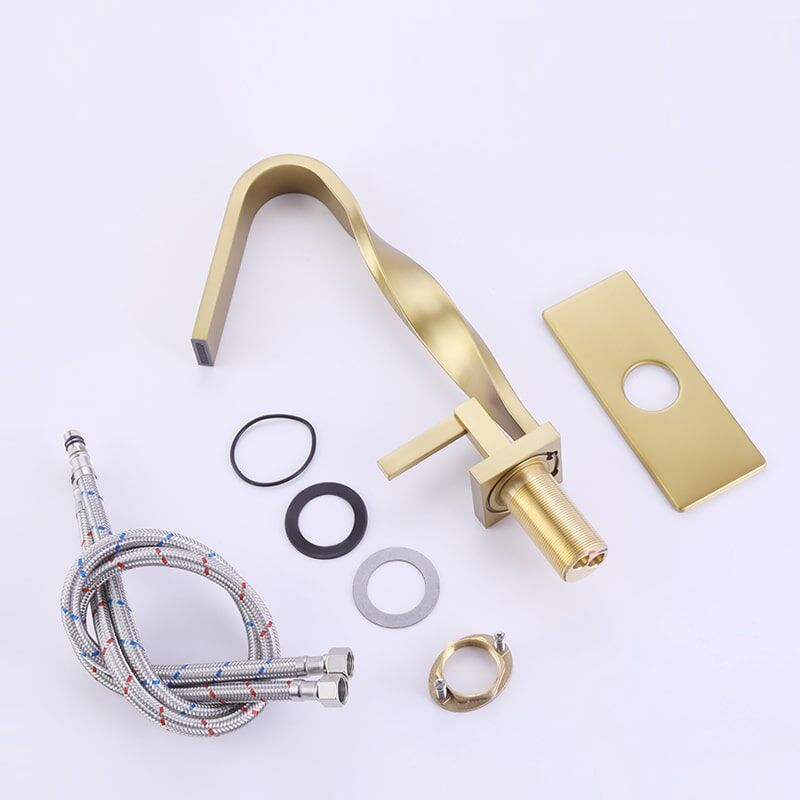 Factory Wholesale Bathroom Taps Faucet Brass Distorted Waterfall Basin Faucet Factory wholesale Bathroom Taps Faucet Brass Distorted Waterfall Basin Faucet 10 Factory Wholesale Bathroom Taps Faucet Brass Distorted Waterfall Basin Faucet - Image 6