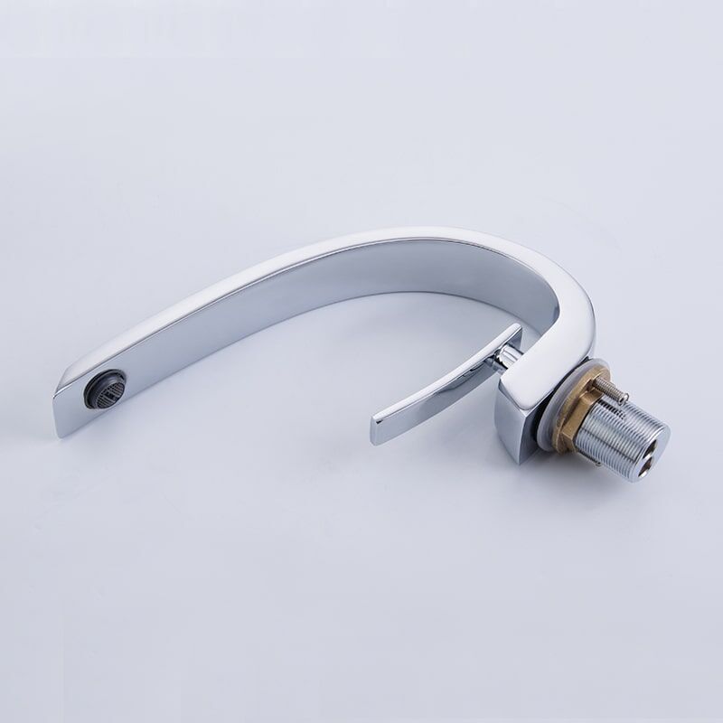 European Style Single Handle Faucet Sanitary New Design Brass Chrome Faucets for Bathroom Washbasins Faucet China Modern Style Single Handle Wholesale Bathroom Basin Sinks Mixer Tap Faucet 3 European Style Single Handle Faucet Sanitary New Design Brass Chrome Faucets for Bathroom Washbasins - Image 3