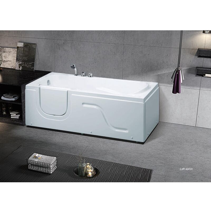 Home Hot Spa Massage Acrylic Apron Bathtub Free Standing Bathtub8117 Hot Tub,Whirlpool Bathtub,Double Person Massage Bathtub