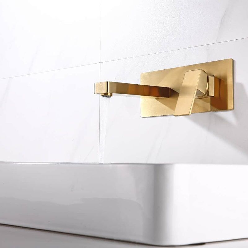 Factory Faucet Quality Supplier Wall Mount Basin Faucet Single Handle Black Bathroom Sink Faucet Gold Waterfall Basin Faucets Single Handle Wall Mount Waterfall Faucet 3 Factory Faucet Quality Supplier Wall Mount Basin Faucet Single Handle Black Bathroom Sink Faucet - Image 10