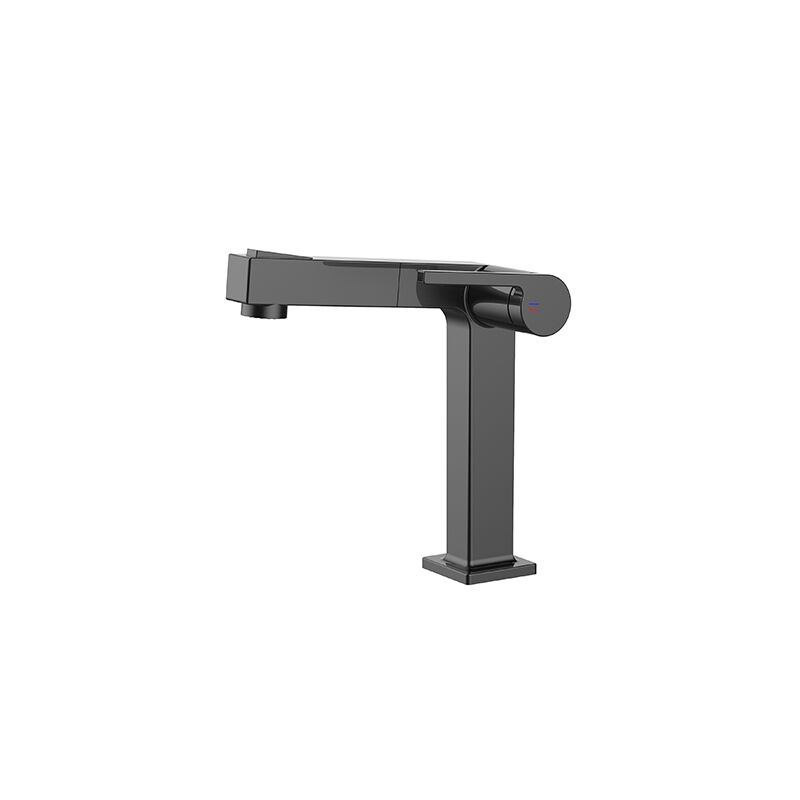 Modern Basin Faucet Single Handle Sanitary Ware Brushed Gold Bathroom Hot And Cold Faucet Gun Grey Faucet Hot and cold basin faucet bathroom faucet