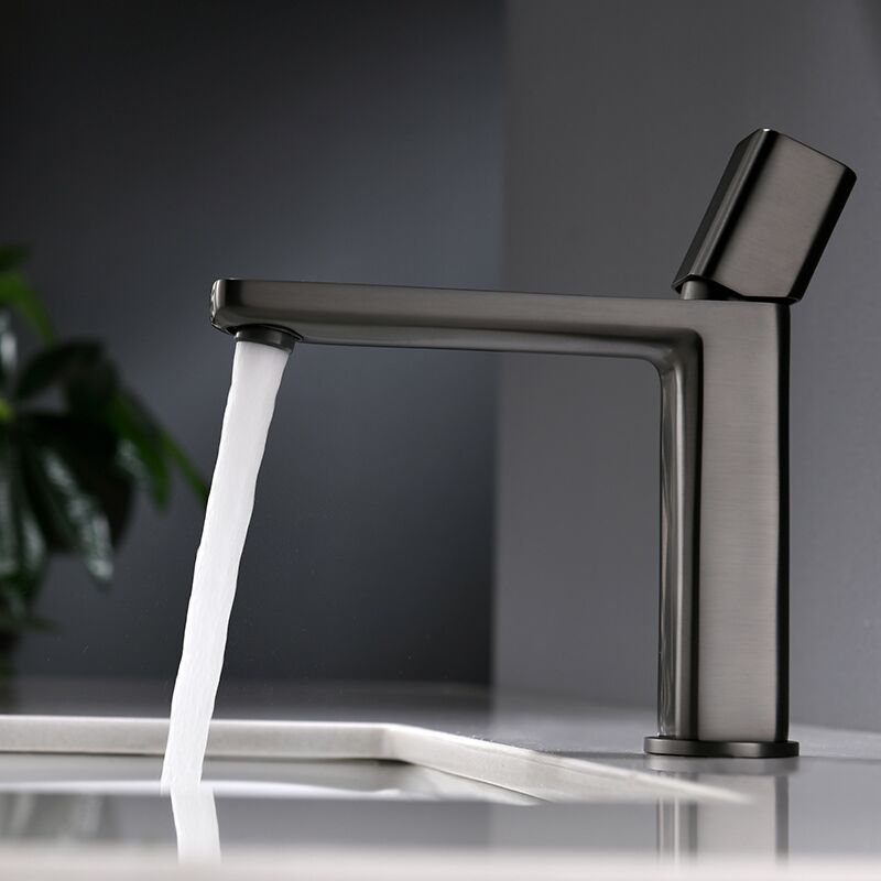 Gun Metal Basin Mixer Faucet Deck Mounted Single Lever Bathroom Sink Tap Brass Lavatory Vanity Faucet Gun Metal Basin Mixer Faucet Deck Mounted Gun Metal Basin Mixer Faucet Deck Mounted Single Lever Bathroom Sink Tap Brass Lavatory Vanity Faucet