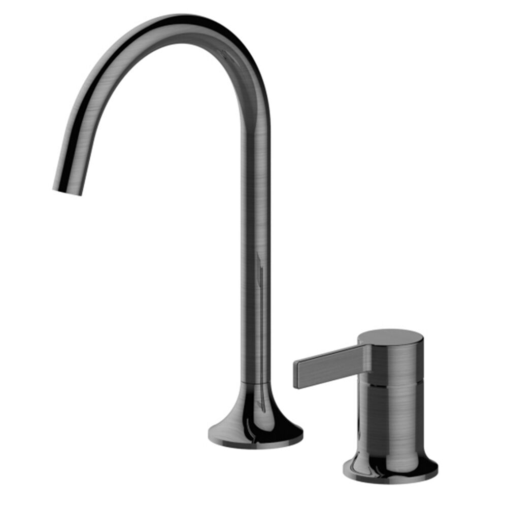 Kaiping Manufacture Cheap Price Over Counter Bathroom Fixtures Faucet Gun Metal Faucet With One Handle Gun Metal Bathroom Basin Faucet Cold Hot Kaiping Manufacture Cheap Price Over Counter Bathroom Fixtures Faucet Gun Metal Faucet With One Handle