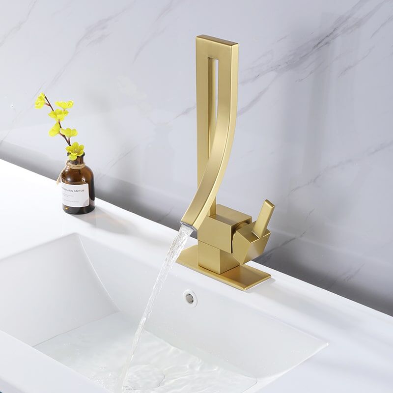 Wholesale High Quality Brass Bathroom Basin Mixer Taps Sanitary Ware Single Hole Bathroom Basin Faucets High Quality Brass Washroom Basin Mixer Taps Waterfall Bathroom Basin Faucets 1 Wholesale High Quality Brass Bathroom Basin Mixer Taps Sanitary Ware Single Hole Bathroom Basin Faucets