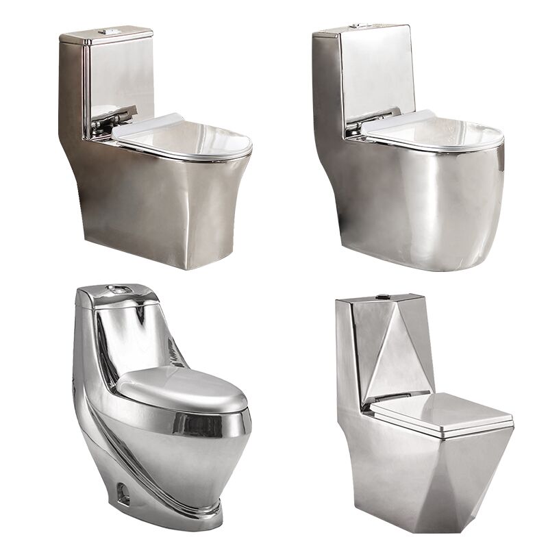 Factory Wholesale Black Toilet Luxury Sanitary Ware Bathroom Electro Plated Golden Dual Flush One Piece Toilet High Quality Sanitary Ware Ceramic Gold Plated Silver One Piece Toilet Factory Wholesale Black Toilet Luxury Sanitary Ware Bathroom Electro Plated Golden Dual Flush One Piece Toilet - Image 9