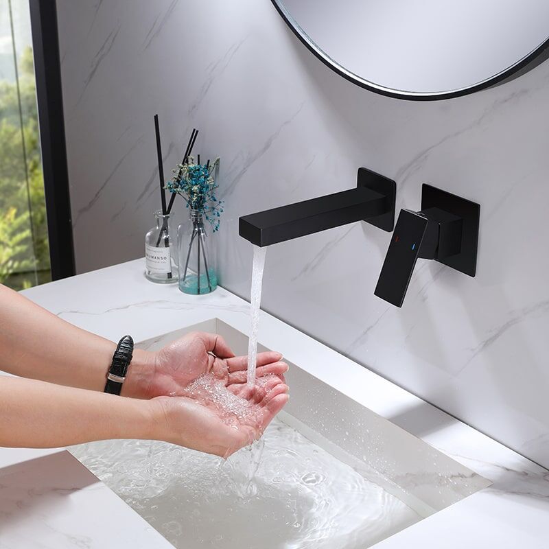 Factory Directly High Quality Modern Brass Wall Mount Waterfall Bathroom Sink Faucet High quality Modern Brass Wall Mount Waterfall Bathroom Sink Faucet 9 Factory Directly High Quality Modern Brass Wall Mount Waterfall Bathroom Sink Faucet - Image 6