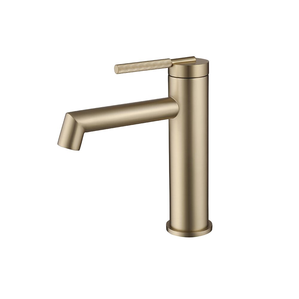 Hot Sale Single-Hole Basin Sink Faucet With Brushed Gold Finish Hot & Cold Water Single Handle Ceramic Cartridge Brass Basin Tap Hot Sale Single Hole Basin Sink Faucet Hot Sale Single-Hole Basin Sink Faucet With Brushed Gold Finish Hot & Cold Water Single Handle Ceramic Cartridge Brass Basin Tap