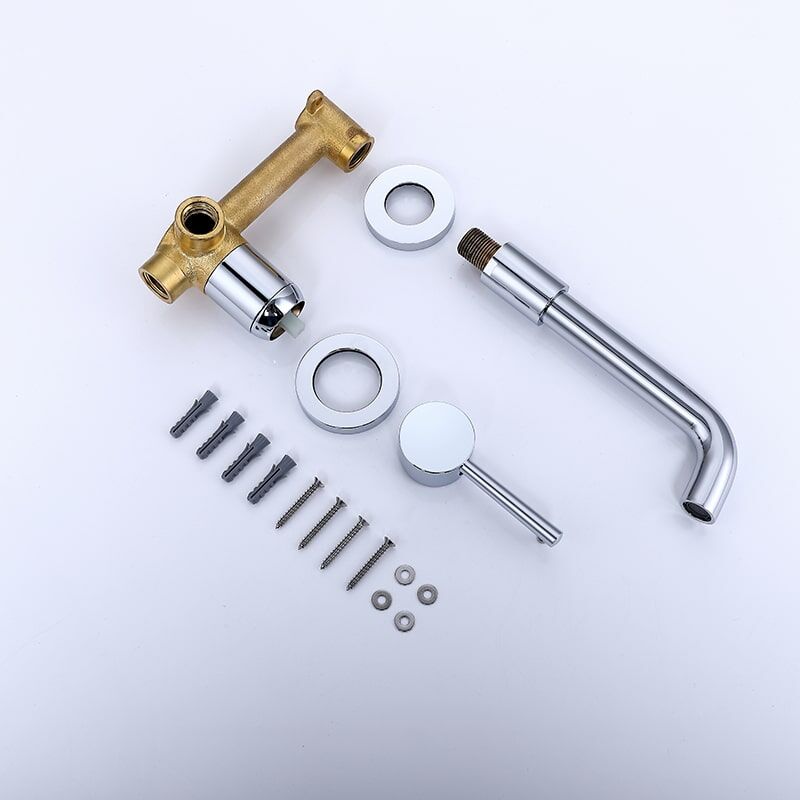 Luxury Single Handle Brass Waterfall Wall Mounted Basin Faucets Bathroom Wall Faucet Hot Sales Single Handle Brass Waterfall Wall Mounted Basin Faucets Bathroom Wall Faucet 10 Luxury Single Handle Brass Waterfall Wall Mounted Basin Faucets Bathroom Wall Faucet - Image 4