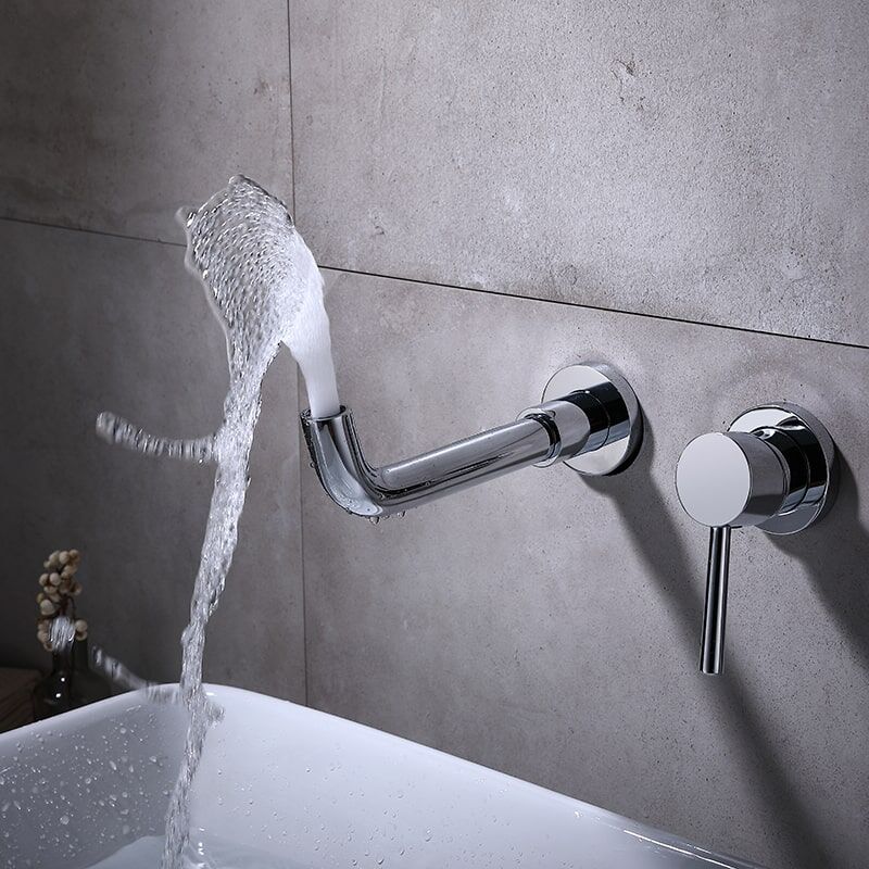 Luxury Single Handle Brass Waterfall Wall Mounted Basin Faucets Bathroom Wall Faucet Hot Sales Single Handle Brass Waterfall Wall Mounted Basin Faucets Bathroom Wall Faucet 17 Luxury Single Handle Brass Waterfall Wall Mounted Basin Faucets Bathroom Wall Faucet - Image 6