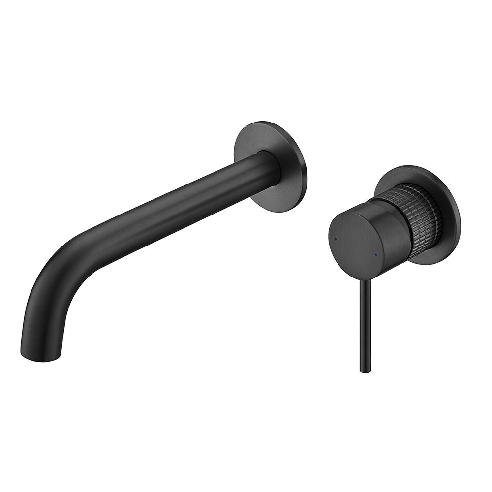 In-Wall Single Handle Matt Black Finished Brass Wash Basin Mixer Copper Switch Creative Design Water Mixer Taps In Wall Single Handle Matt Black Finished In-Wall Single Handle Matt Black Finished Brass Wash Basin Mixer Copper Switch Creative Design Water Mixer Taps