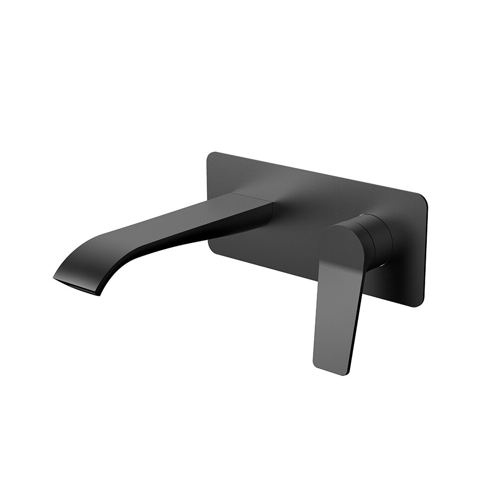 Kaiping Manufacture Matte Black Single Handle Wall Mounted Concealed Basin Faucet for Wall Mixer Tap Kaiping Manufacture Matte Black Single Handle Wall Kaiping Manufacture Matte Black Single Handle Wall Mounted Concealed Basin Faucet for Wall Mixer Tap