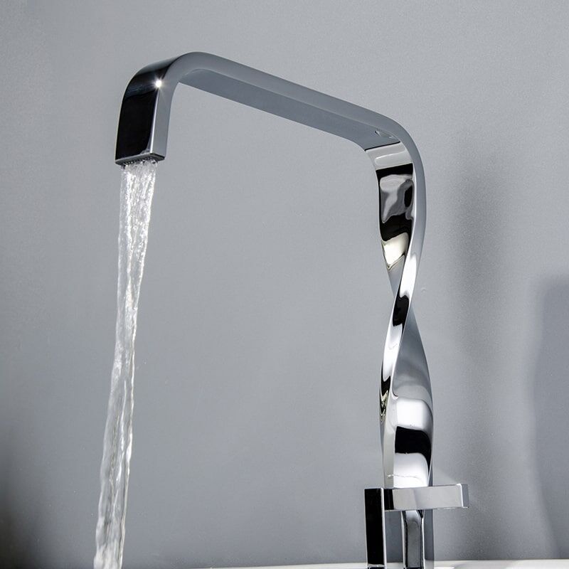 Luxurious Surface Design Modern Waterfall Bathroom sink Faucets Luxurious Surface Design Modern Tap Washbasin Waterfall Bathroom Faucets 4 Luxurious Surface Design Modern Waterfall Bathroom sink Faucets - Image 5