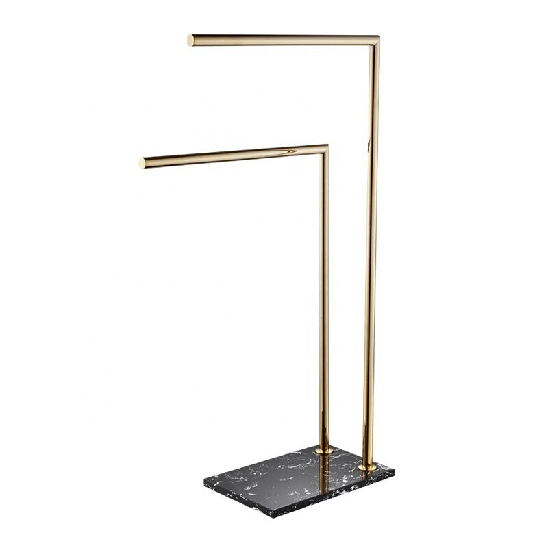 Luxury Bathroom Hang Tower Holder Two Arms Hand Brass Floor Standing Mirror Gold Towel Rack Luxury Bathroom Hang Tower Holder Two Luxury Bathroom Hang Tower Holder Two Arms Hand Brass Floor Standing Mirror Gold Towel Rack