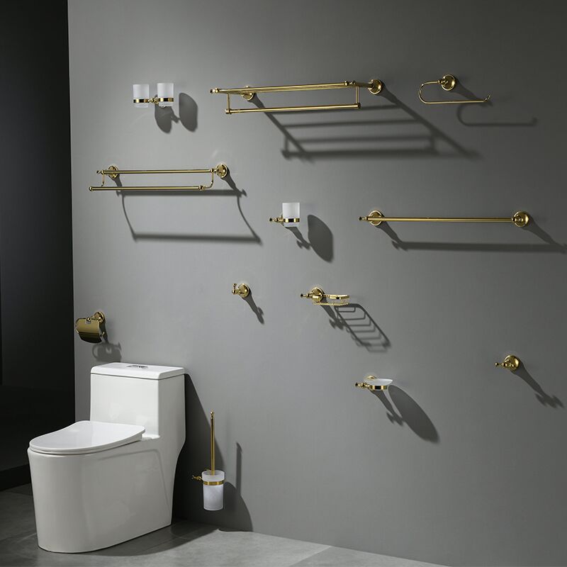 Luxury Bright Gold Bathroom Accessory Stainless Steel Luxury Gold Toilet Parts Soap Dispenser Paper Towel Holder Bathroom Hotels Luxury Bright Gold Bathroom Accessory Stainless Luxury Bright Gold Bathroom Accessory Stainless Steel Luxury Gold Toilet Parts Soap Dispenser Paper Towel Holder Bathroom Hotels