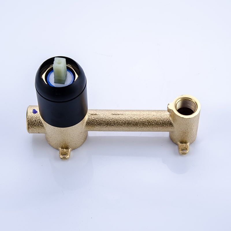 Luxury Single Handle Brass Waterfall Wall Mounted Basin Faucets Bathroom Wall Faucet Luxury Dual Handle Wall Mounted Black Brass Bath Bathroom Wash Basin Tap Mixer Faucet 3 Luxury Single Handle Brass Waterfall Wall Mounted Basin Faucets Bathroom Wall Faucet - Image 10