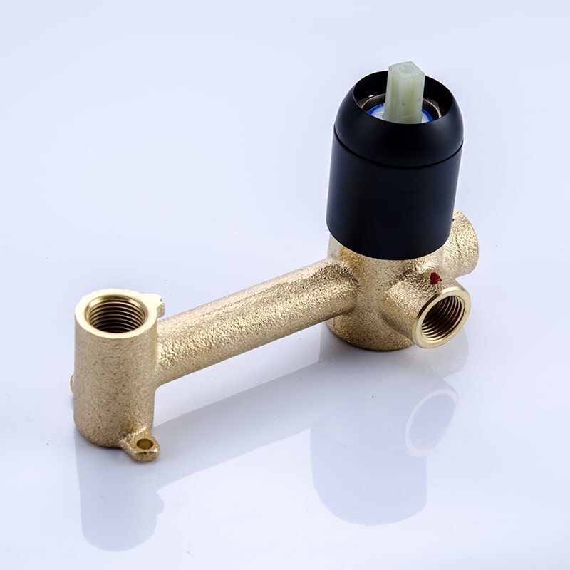 Luxury Single Handle Brass Waterfall Wall Mounted Basin Faucets Bathroom Wall Faucet Luxury Dual Handle Wall Mounted Black Brass Bath Bathroom Wash Basin Tap Mixer Faucet 4 Luxury Single Handle Brass Waterfall Wall Mounted Basin Faucets Bathroom Wall Faucet - Image 11
