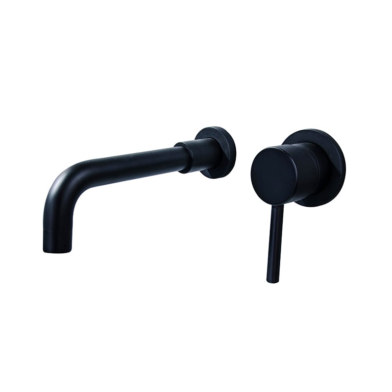 Luxury Single Handle Brass Waterfall Wall Mounted Basin Faucets Bathroom Wall Faucet Luxury Dual Handle Wall Mounted Black Brass Bath Bathroom Wash Basin Tap Mixer Faucet 6 Luxury Single Handle Brass Waterfall Wall Mounted Basin Faucets Bathroom Wall Faucet - Image 13