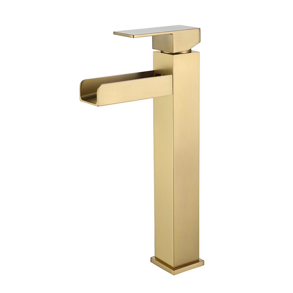Luxury Hotel Design Premium Basin Faucets Solid Brass Long Neck Waterfall Spout Thermostatic Single Hole Mount Ceramic Valve Luxury Hotel Design Premium Basin Faucets Solid Luxury Hotel Design Premium Basin Faucets Solid Brass Long Neck Waterfall Spout Thermostatic Single Hole Mount Ceramic Valve