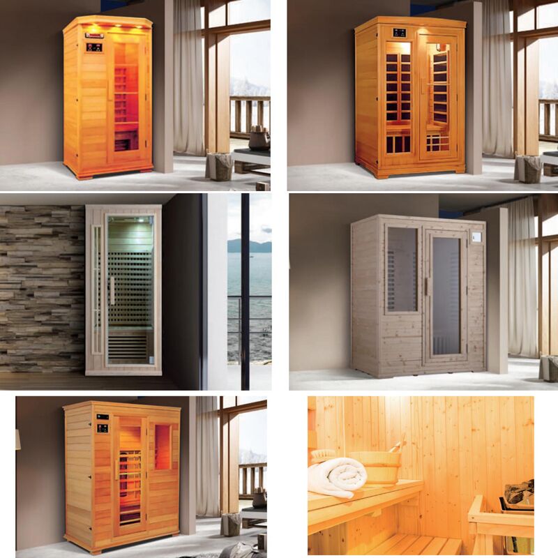 Multi-functional Wet Steam Integrated Room Shower Steam Room Luxury Showers Bathroom Steam BoxIndoor Steam CabinsSteam Shower Rooms Standard 2 People Infrared Wooden Sauna Cabin Hemlock Traditional Sauna Stove Dry Steam Sauna