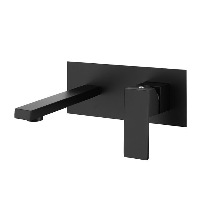 Luxury Single Handle Wall Mounted Brass Basin Mixer Faucet Modern Design Concealed Ceramic Cartridge Bathroom Tap Luxury Single Handle Wall Mounted Brass Basin Luxury Single Handle Wall Mounted Brass Basin Mixer Faucet Modern Design Concealed Ceramic Cartridge Bathroom Tap