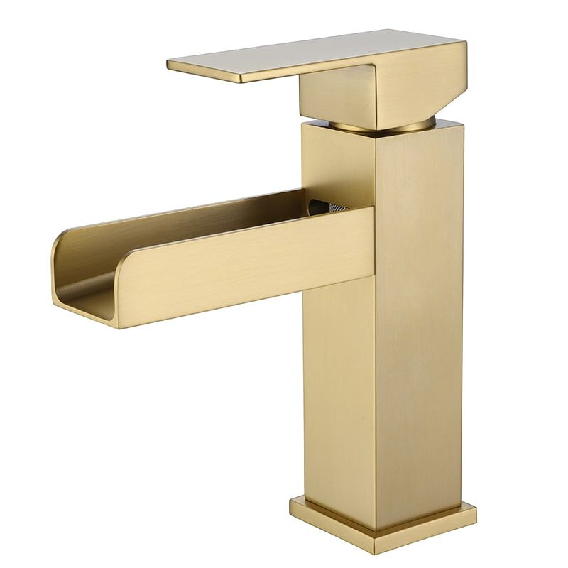 Wholesale Luxury Unique Design Bathroom Faucet Lavatory Basin Gold Waterfall Faucet Mixer Luxury Unique Design Bathroom Lavatory Basin Gold Waterfall Faucet Mixer 1 1 Wholesale Luxury Unique Design Bathroom Faucet Lavatory Basin Gold Waterfall Faucet Mixer