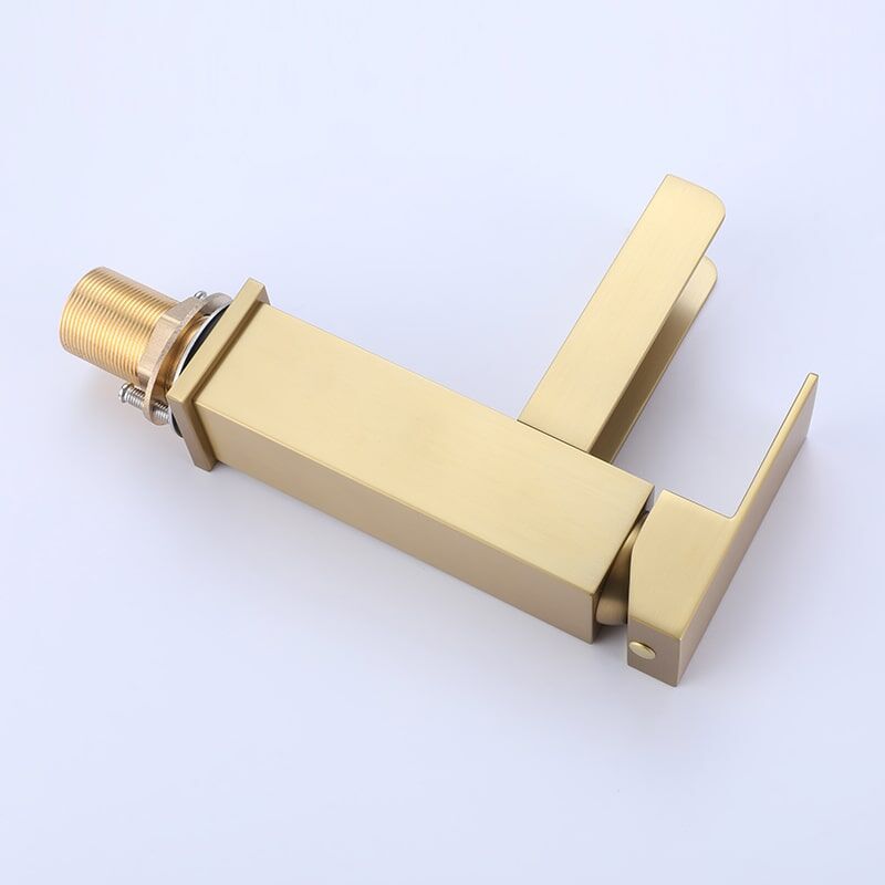 Wholesale Luxury Unique Design Bathroom Faucet Lavatory Basin Gold Waterfall Faucet Mixer Luxury Unique Design Bathroom Lavatory Basin Gold Waterfall Faucet Mixer 1 4 Wholesale Luxury Unique Design Bathroom Faucet Lavatory Basin Gold Waterfall Faucet Mixer - Image 9
