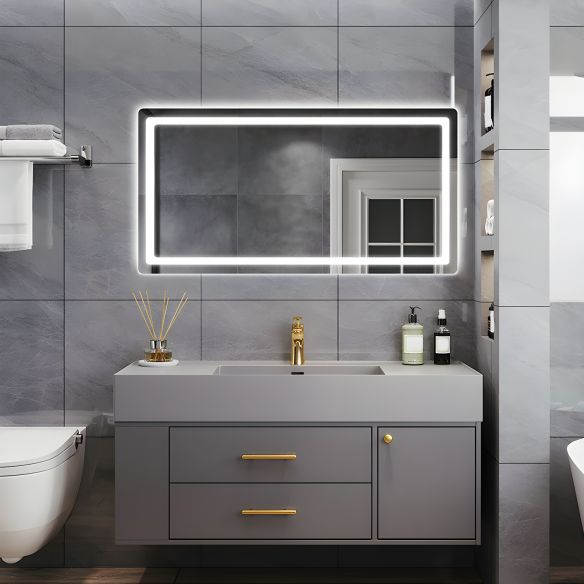 Luxury Gray Style Marble Top Single Sink Floating Bathroom Vanities MP BC 1019 Luxury Gray Style Marble Top Single Sink Floating Bathroom Vanities Luxury Gray Style Marble Top Single Sink Floating Bathroom Vanities