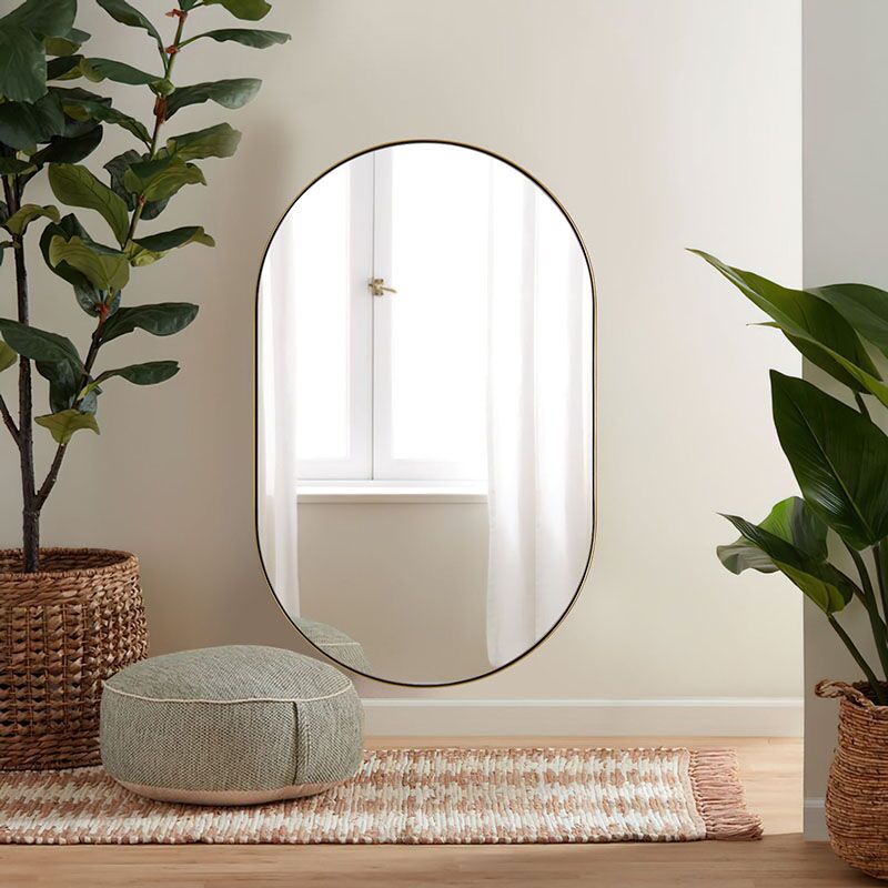 Bathroom Decorative Oval Shape Wall Hanging Frame Mirror MP LM 1051 Bathroom Decorative Oval Shape Wall Hanging Frame Mirror Bathroom Decorative Oval Shape Wall Hanging Frame Mirror