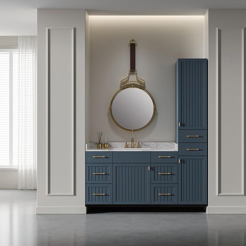 American Light Retro Style Colorful Wall Mounted Bathroom Vanity with Integrated Ceramic Basin MP RM2683 American Light Retro Style Colorful Wall Mounted Bathroom Vanity with Integrated Ceramic Basin American Light Retro Style Colorful Wall Mounted Bathroom Vanity with Integrated Ceramic Basin
