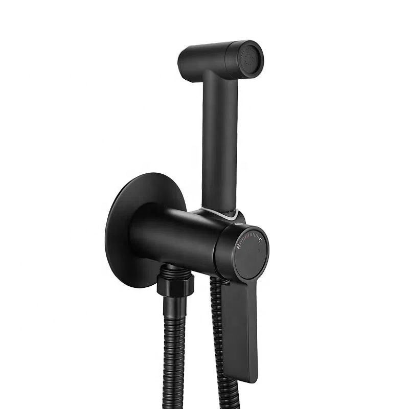 Black Brass Hot and Cold Water Mixing Angle Faucet Shower Accessories MP TS 1045 Black Brass Hot and Cold Water Mixing Angle Faucet Shower Accessories Black Brass Hot and Cold Water Mixing Angle Faucet Shower Accessories