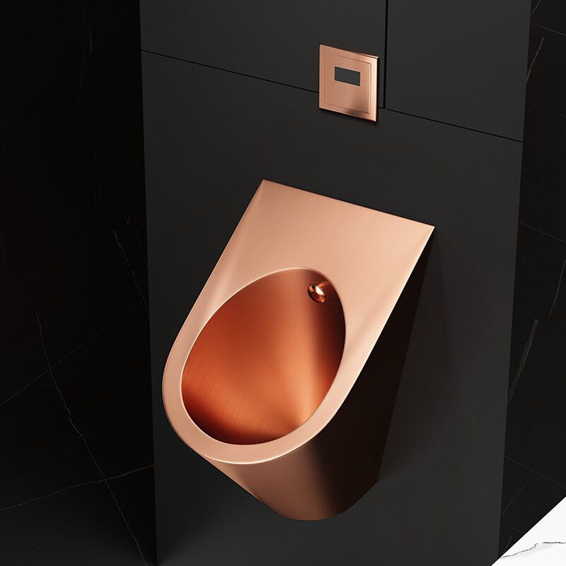 Custom OEM Rose Gold Wall Mounted Male Waterless Sensor Urinal MP U 1041 Custom OEM Rose Gold Wall Mounted Male Waterless Sensor Urinal Custom OEM Rose Gold Wall Mounted Male Waterless Sensor Urinal