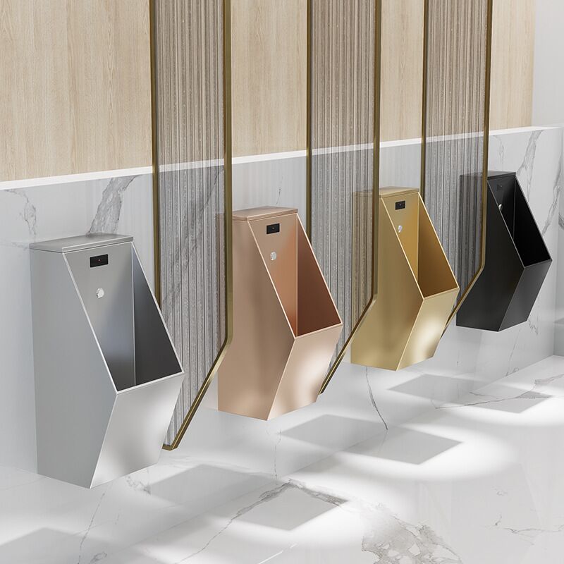 Stainless Steel Urinal Bar Rose Gold Electroplated Wall Mounted Urinal MP U 1064 Stainless Steel Urinal Bar Rose Gold Electroplated Wall Mounted Urinal Stainless Steel Urinal Bar Rose Gold Electroplated Wall Mounted Urinal