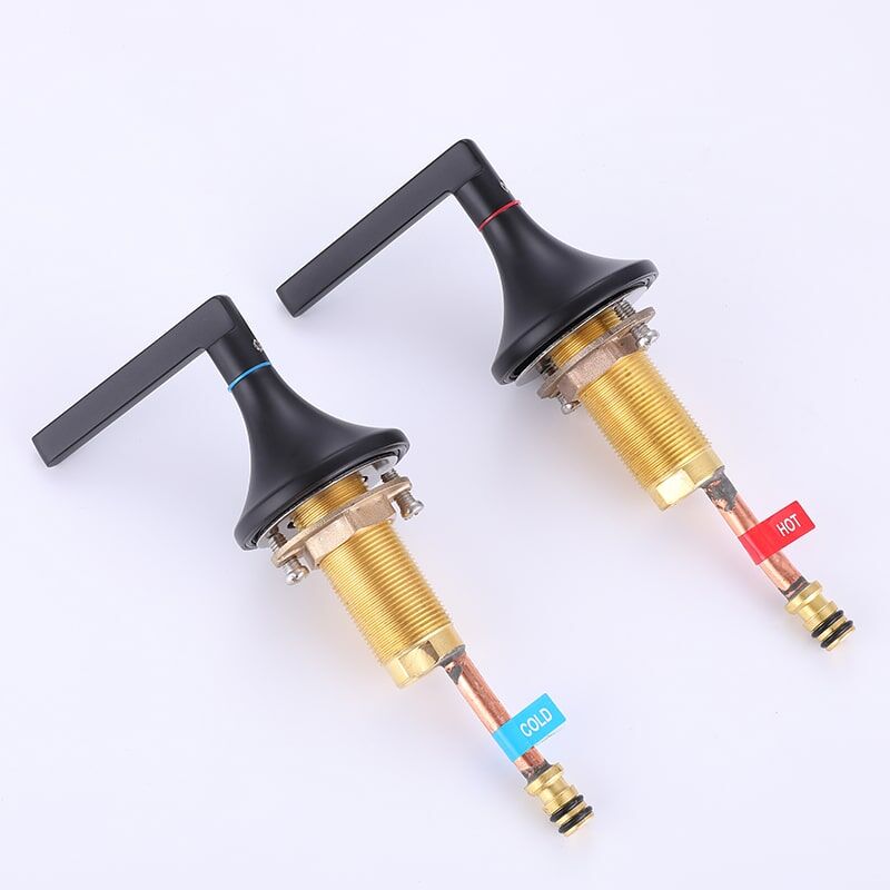 China Faucet Manufacturer and Supplier Matt Black 2 Handle Brass Bathroom Sink Faucet 3 Hole Desk basin faucets Matt Black 2 Handle Brass Bathroom Sink Faucet 3 Hole Desk basin faucets 3 China Faucet Manufacturer and Supplier Matt Black 2 Handle Brass Bathroom Sink Faucet 3 Hole Desk basin faucets - Image 15