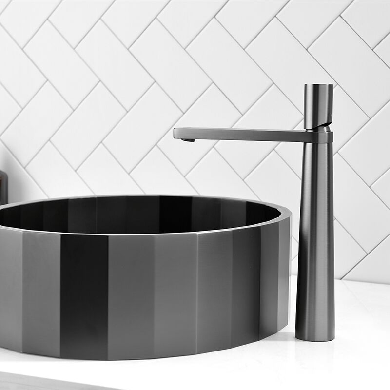 Modern Basin Mixer Faucet Single Lever Gun Metal Vanity Faucet Deck Mounted Tall Brass Bathroom Sink Faucet Modern Basin Mixer Faucet Single Lever Gun Modern Basin Mixer Faucet Single Lever Gun Metal Vanity Faucet Deck Mounted Tall Brass Bathroom Sink Faucet